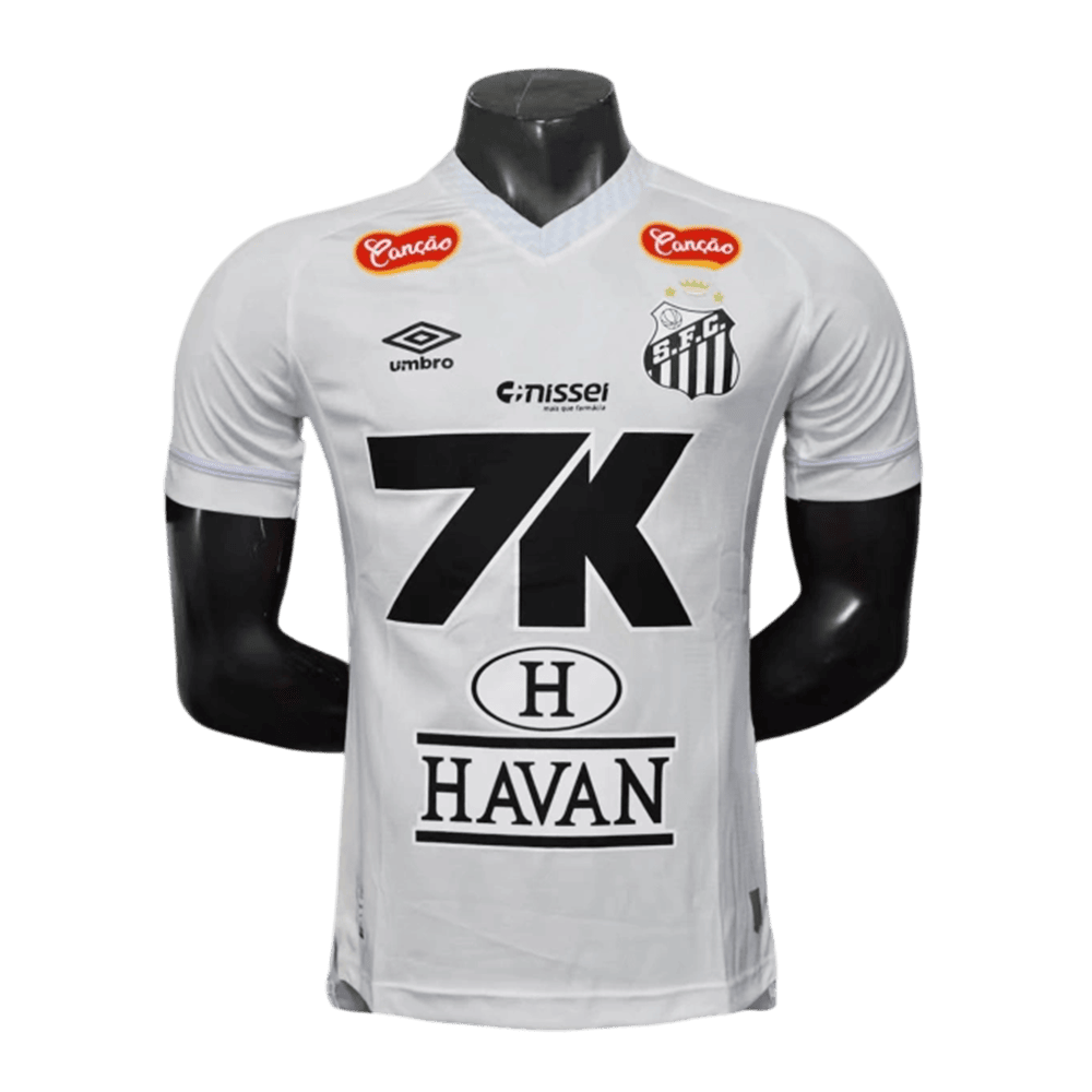 Camisa do Santos Home I 1 Branca 25/26 2025 2026 Versão Jogador Player Com Patrocinadores Patrocinios