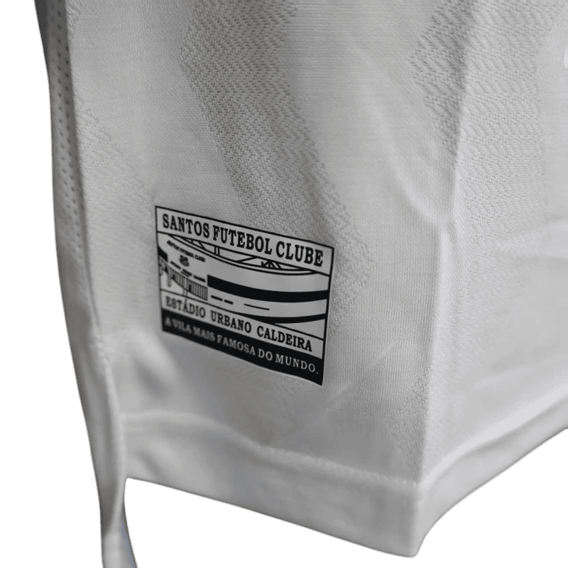 Camisa do Santos Home I 1 Branca 25-26 2025 2026 Versão Jogador Player Com Patrocinadores Patrocinios