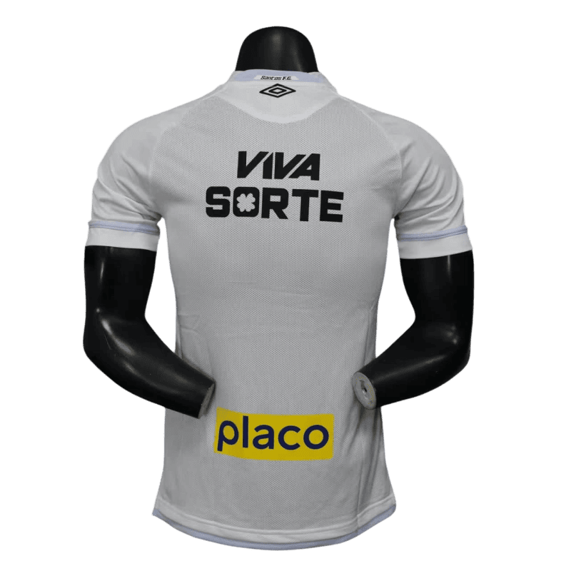 Camisa do Santos Home I 1 Branca 25-26 2025 2026 Versão Jogador Player Com Patrocinadores Patrocinios