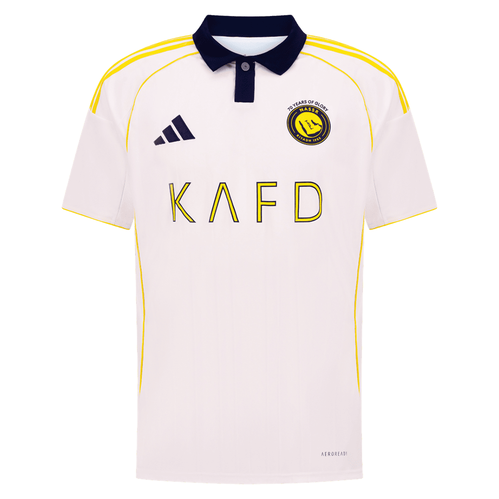 Camisa do Al Nassr Third III 3 Branca 25/26 2025 2025 Masculina