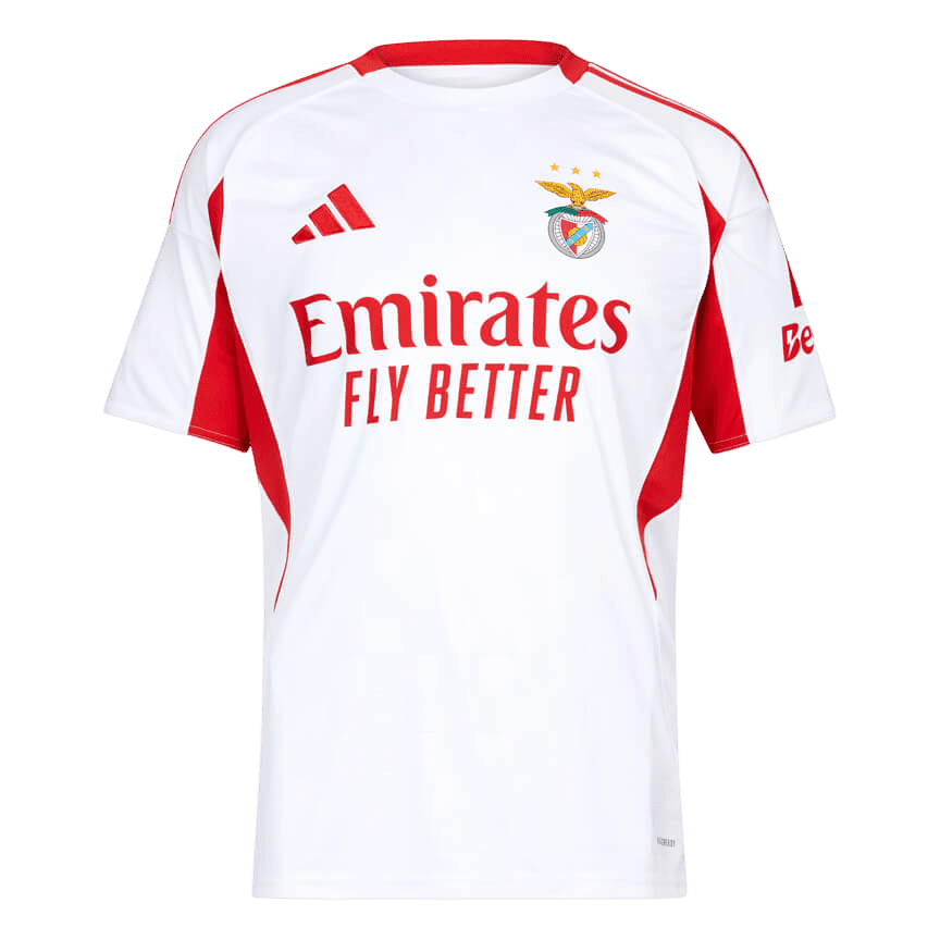 Camisa do Benfica Third III 3 Branca 25-26 2025 2026 Masculina