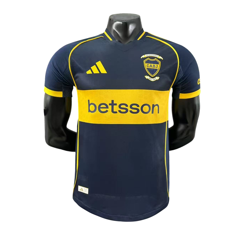 Camisa do Boca Juniors Home I 1 25/26 2025 2026 Masculina Modelo Jogador Player