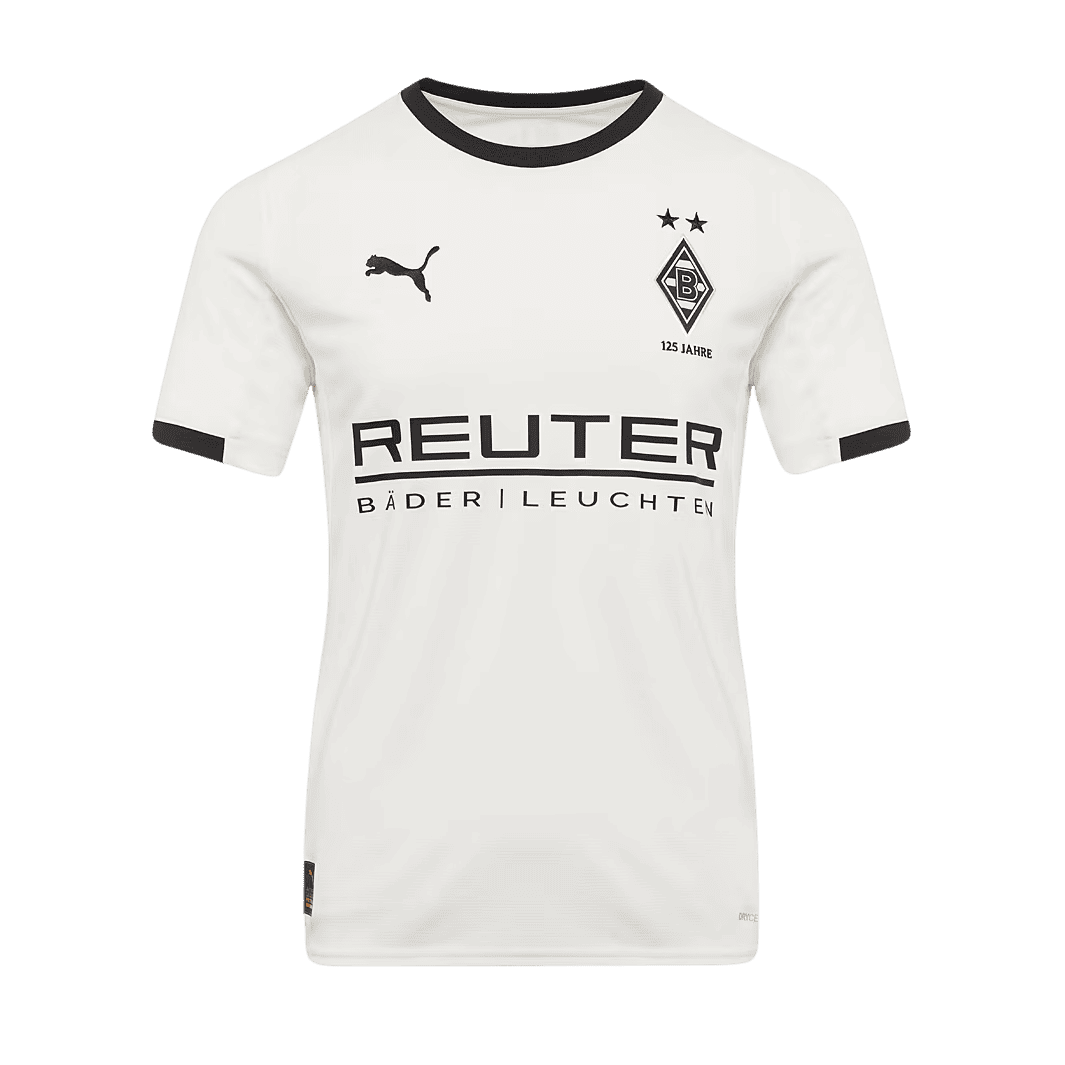 Camisa do Borussia Monchengladbach Home I 1 Branca 25-26 2025 2026 Masculina