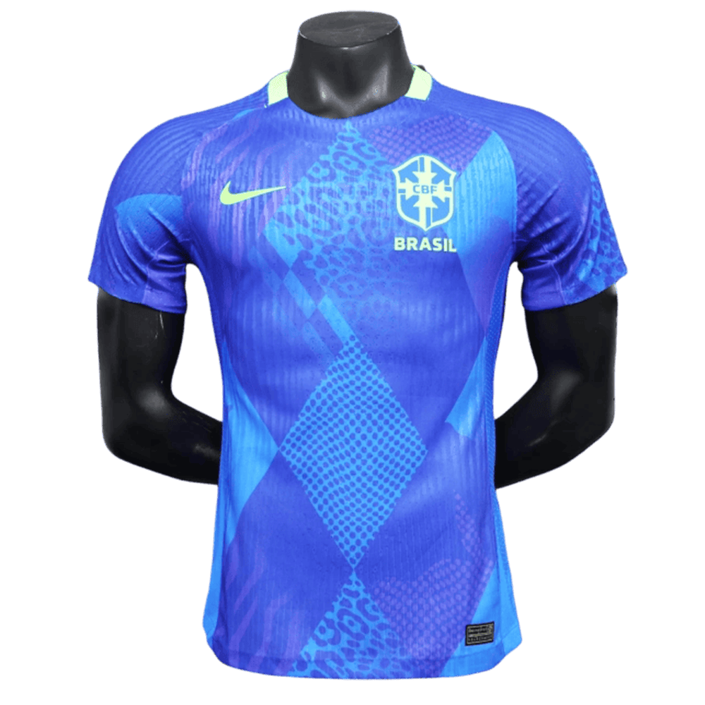 Camisa do Brasil Away II 2 Azul 25/26 2025 2026 Masculina Player Modelo Jogador
