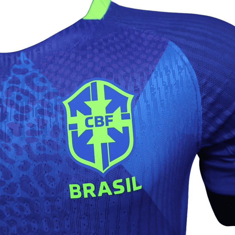 Camisa do Brasil Away II 2 Azul 25/26 2025 2026 Masculina Player Modelo Jogador