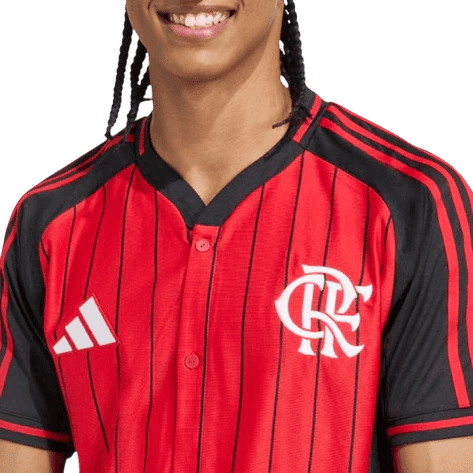 Camisa do Flamengo Baseball Vermelha 25-26 2025 2026 Masculina