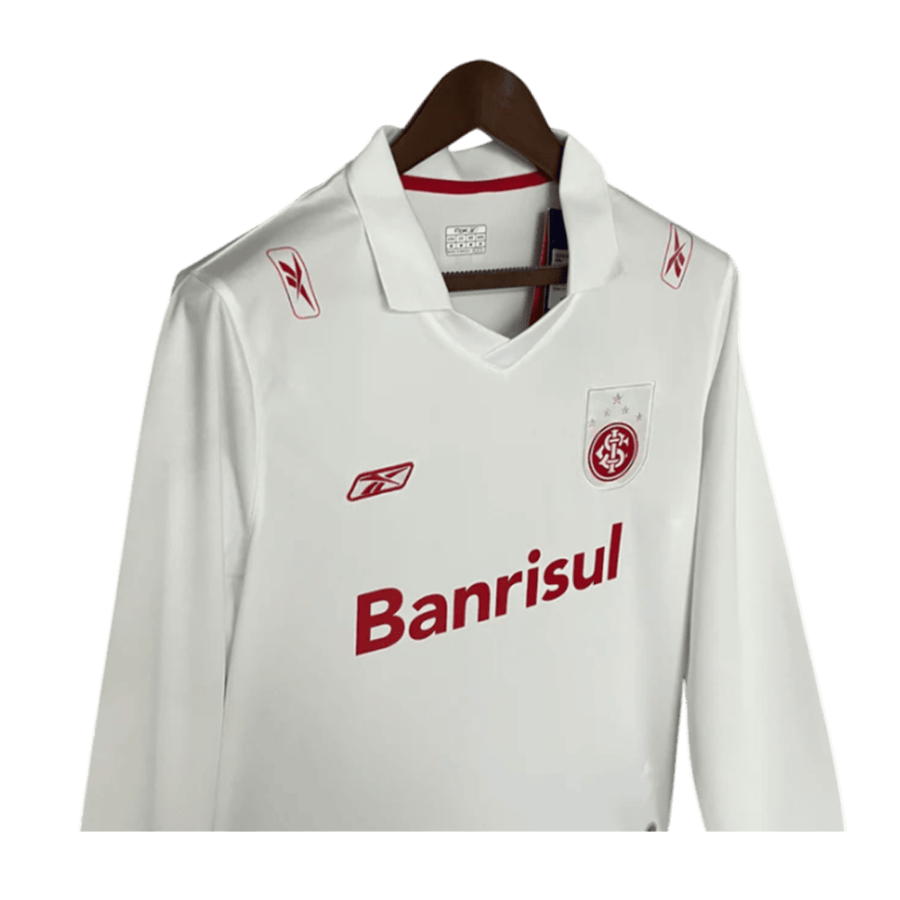 Camisa do Internacional Away II 2 Branca 2006 Retrô - Manga Longa