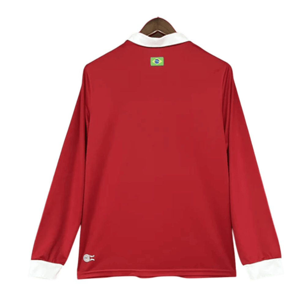 Camisa do Internacional Home I 1 Vermelha 2006 Retrô - Manga Longa