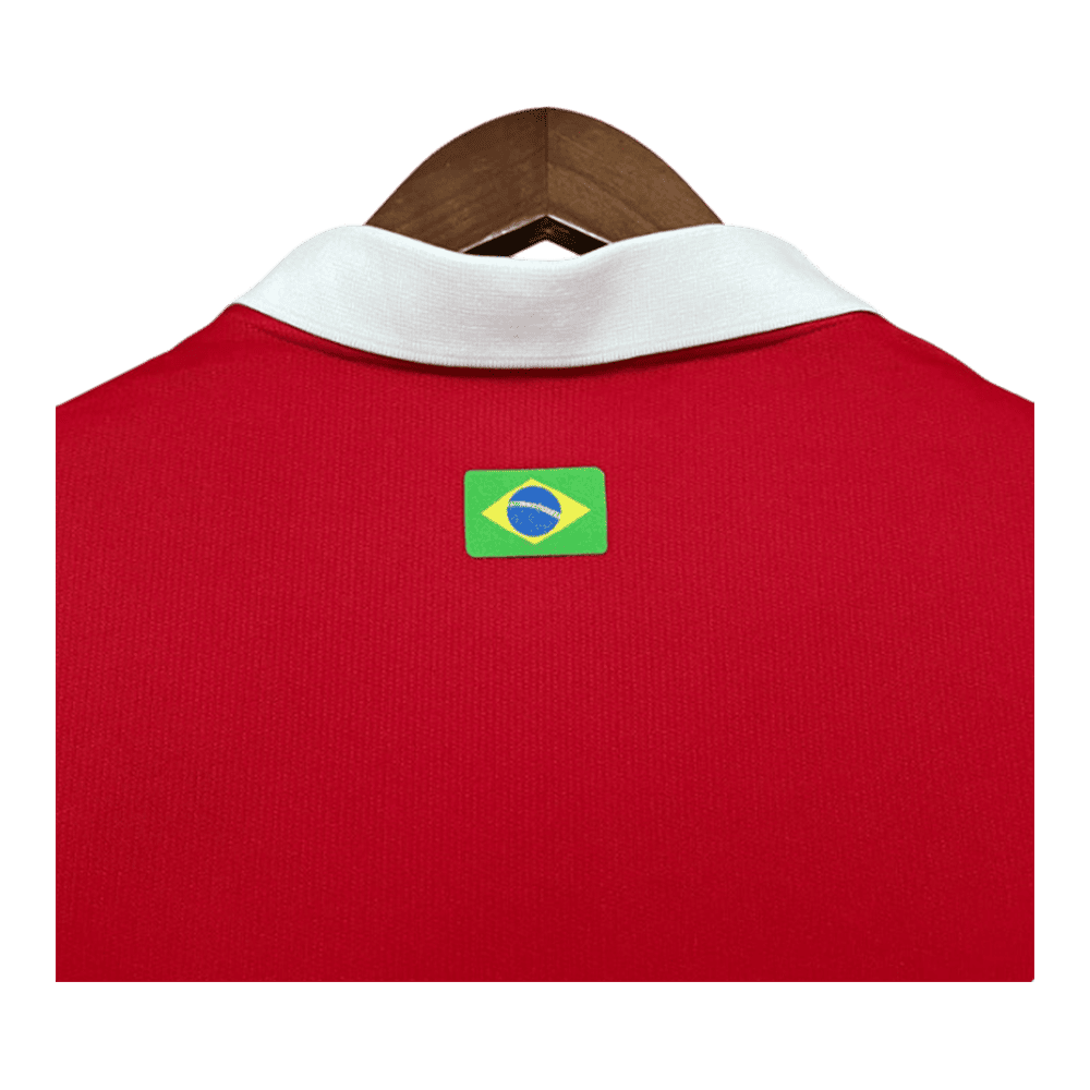 Camisa do Internacional Home I 1 Vermelha 2006 Retrô - Manga Longa