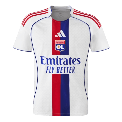 Camisa do Lyon Home I 1 Branca 25-26 2025 2026 Masculina