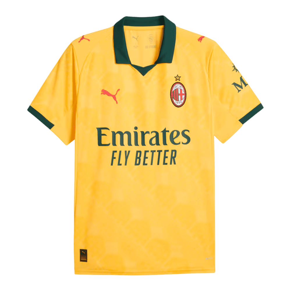 Camisa do Milan Third III 3 Amarela 25/26 2025 2026