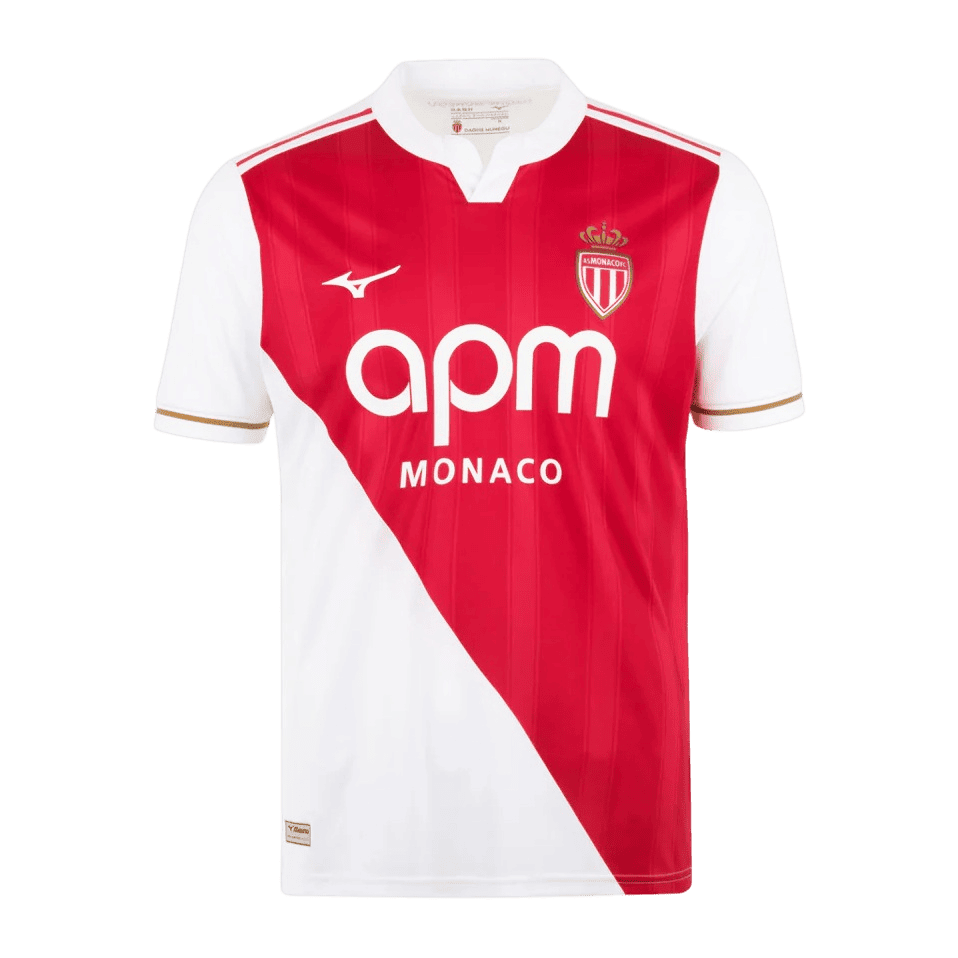 Camisa do Monaco Home I 1 Branca 25/26 2025 2026