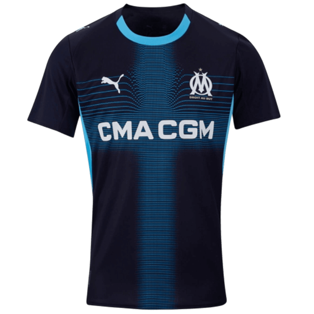 Camisa do Olympique de Marseille Away II Azul 25-26 2025 2026 Masculina