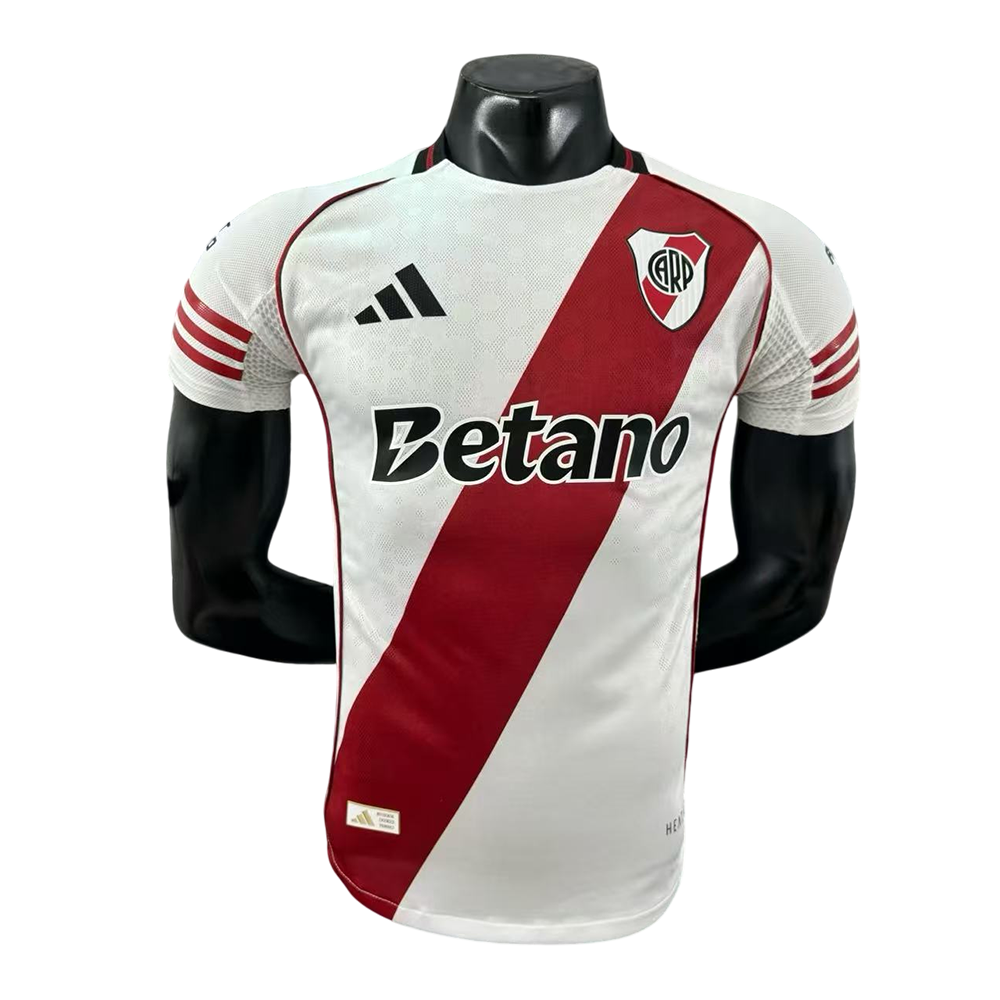 Camisa do River Plate Home I 1 25/26 2025 2026 Masculina Modelo Jogador Player