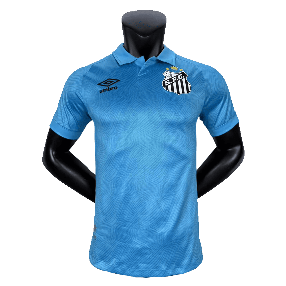 Camisa do Santos Azul Neymar 25/26 2025 2026 Versão Jogador Player Masculina