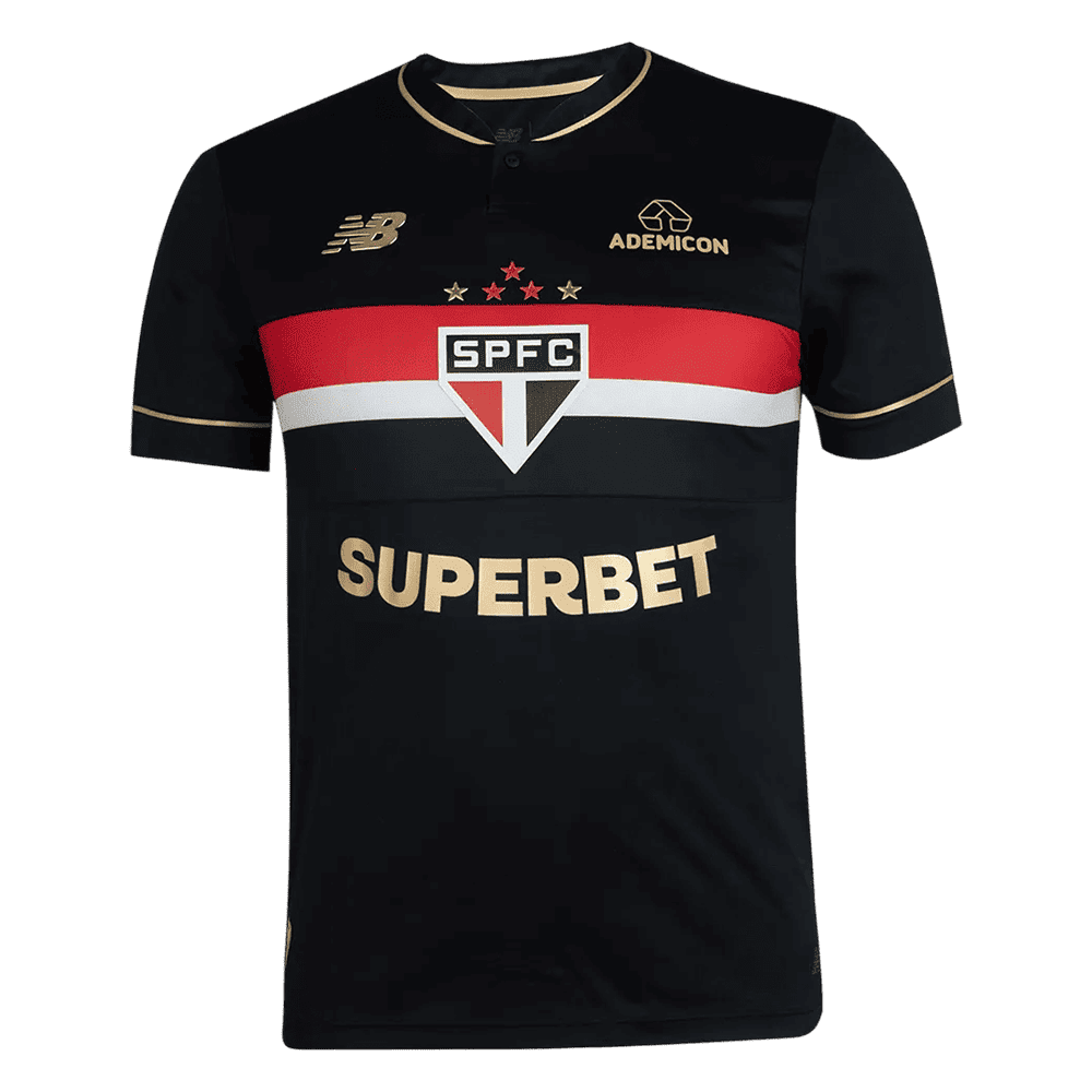 Camisa do São Paulo Third III 3 Preta 25/26 2025 2026