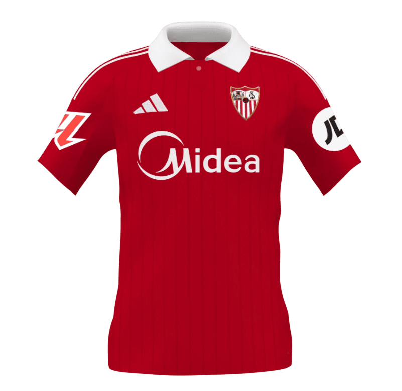 Camisa do Sevilla Away II 2 Vermelha 25/26 2025 2026