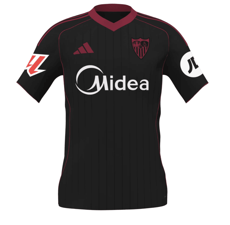 Camisa do Sevilla Third III 3 Preta 25/26 2025 2026