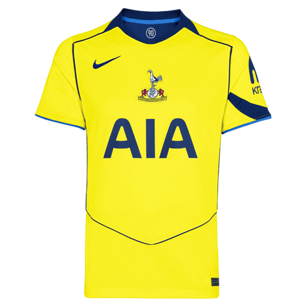 Camisa do Tottenham Third III 3 Amarela 25/26 2025 2026 Masculina