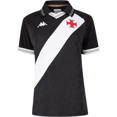 Camisa do Vasco Home I 1 Preta 25-26 2025 2026 Feminina